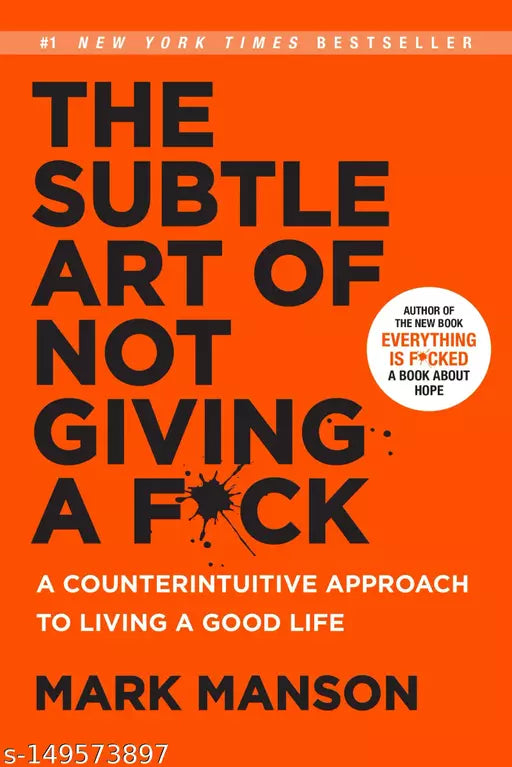 The Subtle Art of Not Giving a F*ck: A Counterintuitive Approach to Living a Good LifeSelf-Help Books > Self-Help books