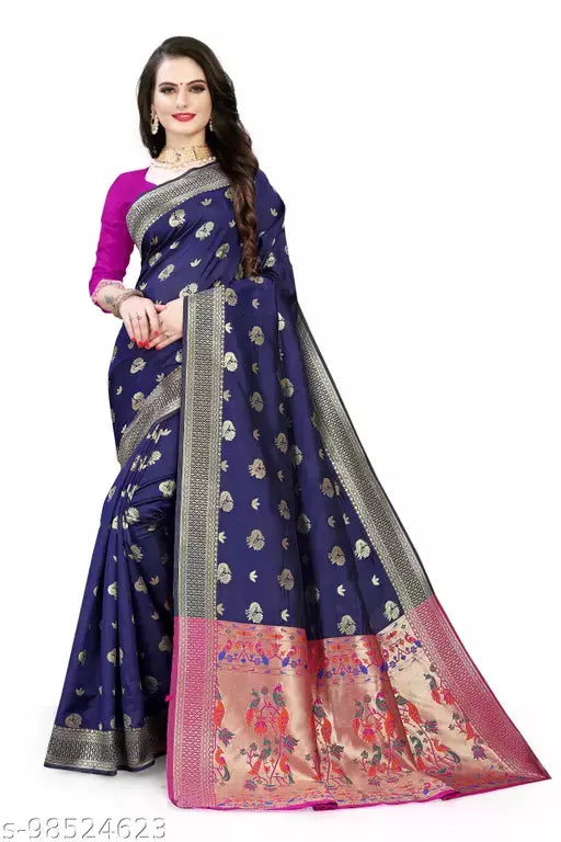 BANARASI SILK SAREE BY VAIDIK ETHNIC
