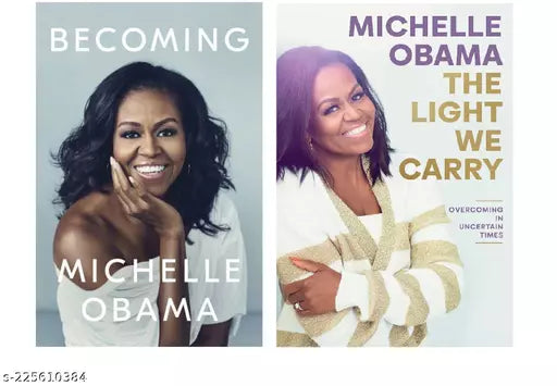 Michelle Obama 2 Books Set: Becoming & The Light We Carry (English Paperback)
