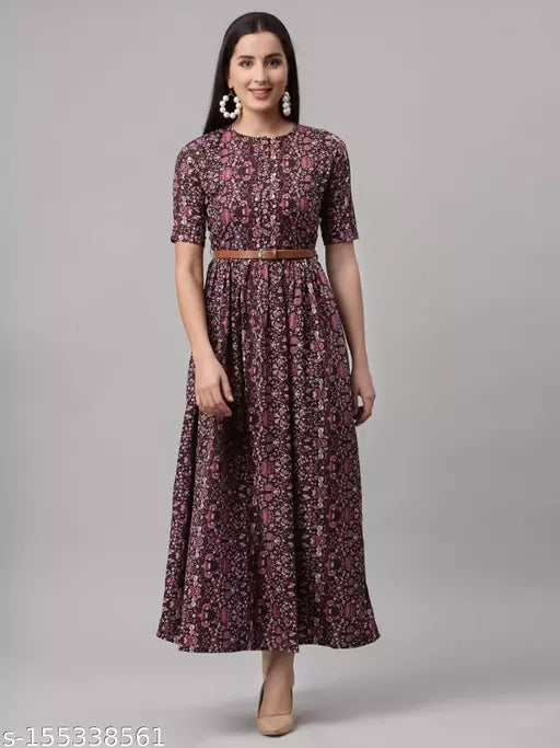 BELT FLORAL PRINT Gowns