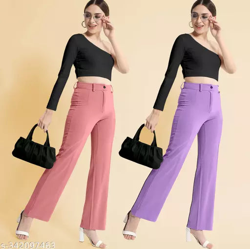 Classic Partywear Women Women Trousers