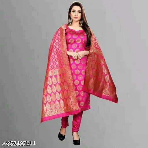 SUIT+RANI SARKARI-RANI BUTTI-RANI GOLA TOP
