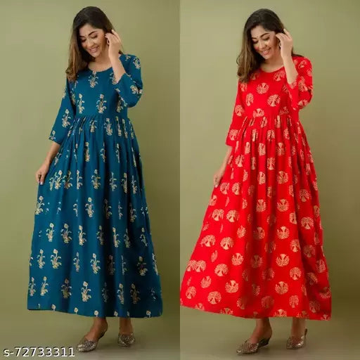 Mialo combo of 2 maternity kurti.