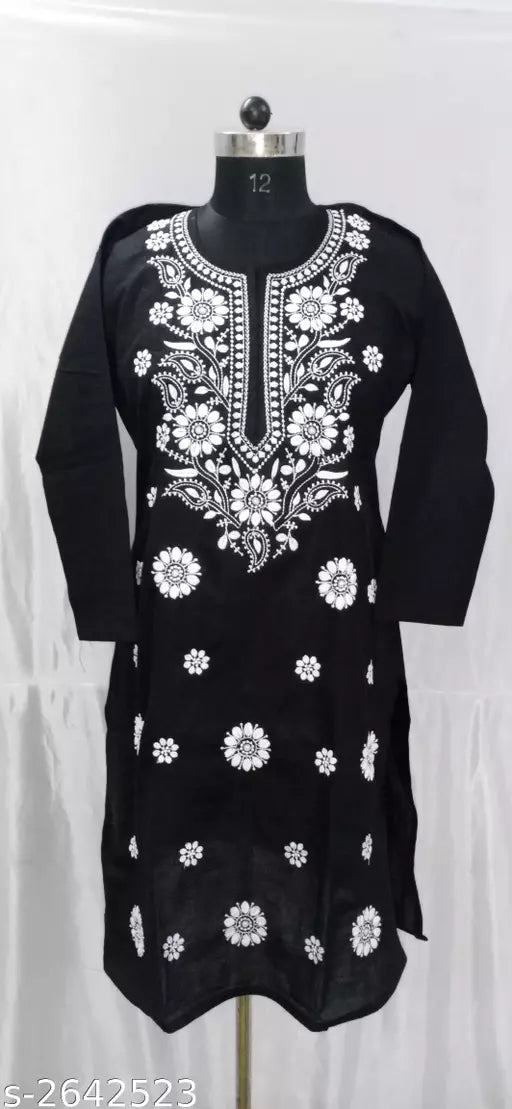 Women's Embroidered Cotton Kurti