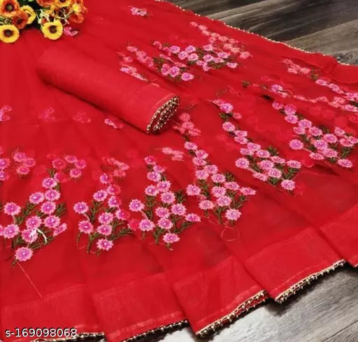 Fancy Net Flower work designs