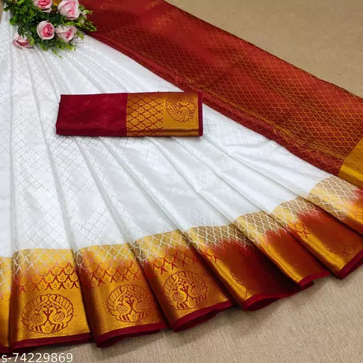 Emboss Silk Saree