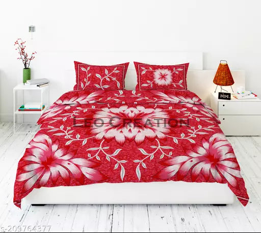 Jaipuri Pure Cotton Double Queen Bedsheet With 2 Pillow Covers