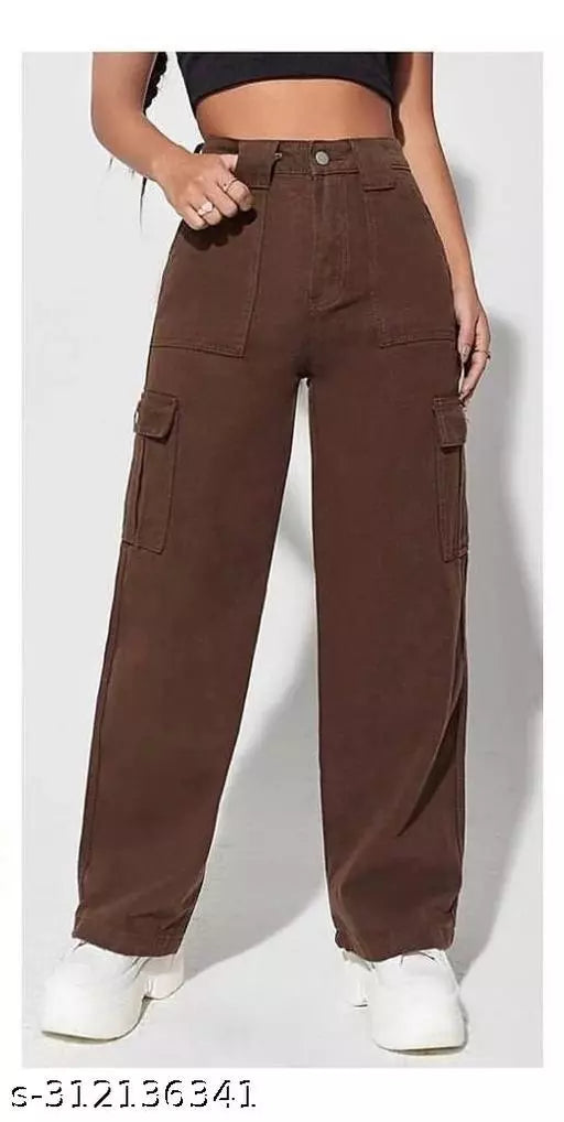 SAANU'S FASHION - STYLISH SIX POCKETS DENIM JEANS FOR GIRLS & WOMEN