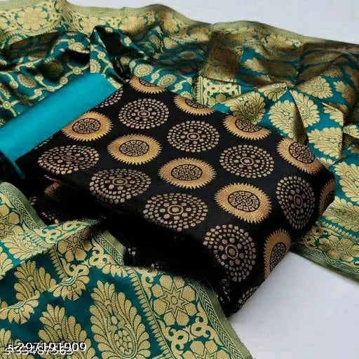 SUIT+RAMA SARKARI-RAMA PLAIN-BLACK GOLA TOP
