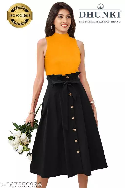 WOMEN'S TWO PIECE DRESS