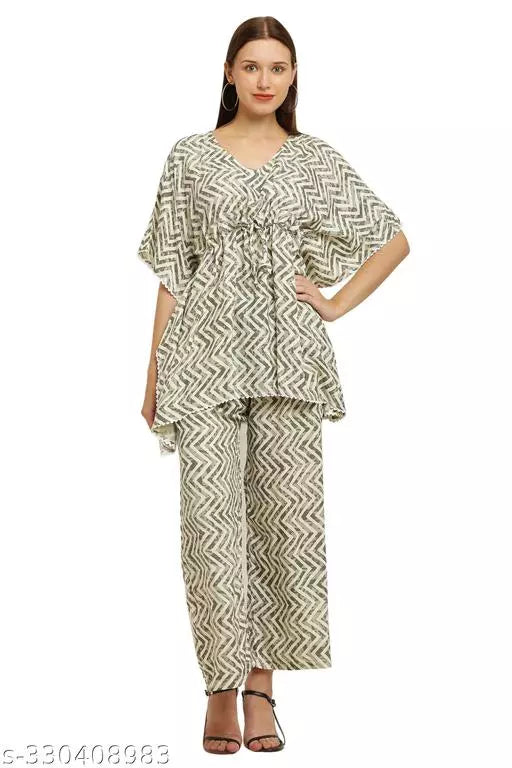 Kaftan_Palazzoo_Zigzag Dress