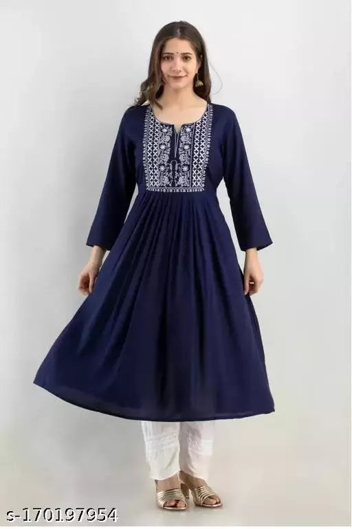 womens Viscose rayon set kurta with pant kurta set womens festival kurta set long kurta set