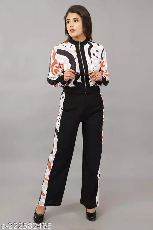 Multicolor Top And Bottom Set