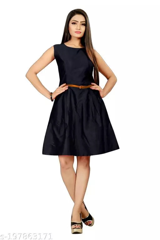 Womens Midi Western Dress