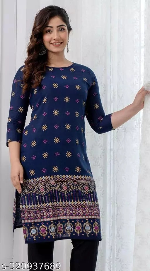 Mialo fashion straight cotton kurta.