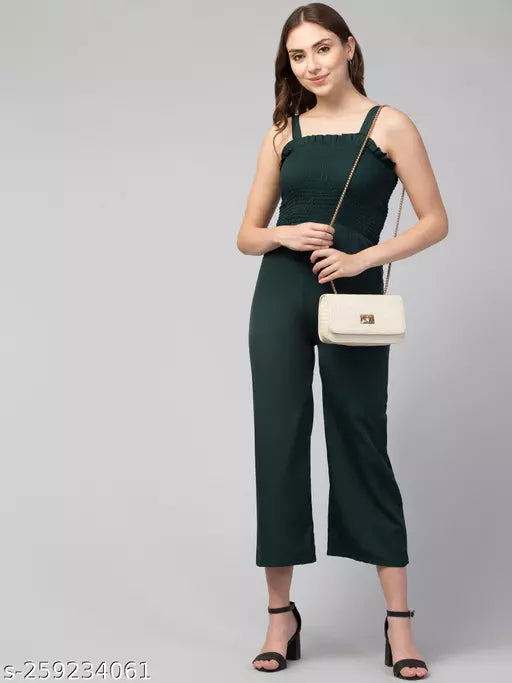 Stylish Trendy Jumpsuit With Shruge For Womens Girls