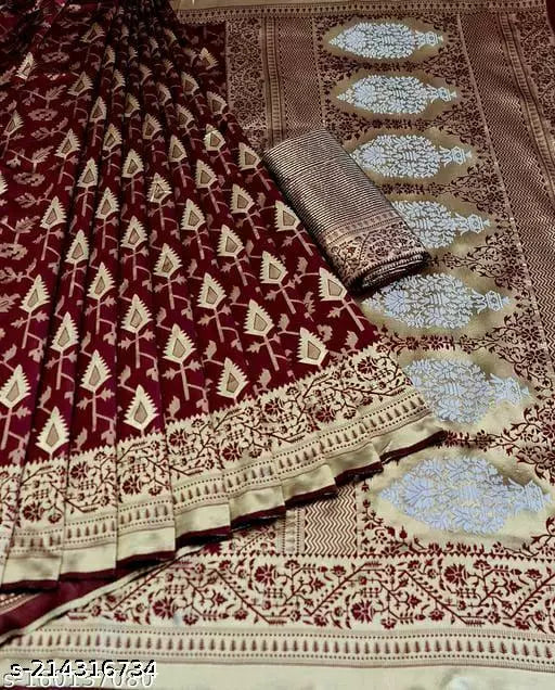 BANARASI SILK SAREE BY VAIDIK ETHNIC