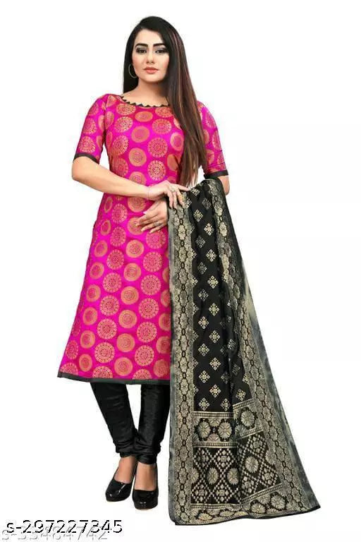 SUIT+BLACK CHOKTHA-BLACK PLAIN-RAMA GOLA TOP