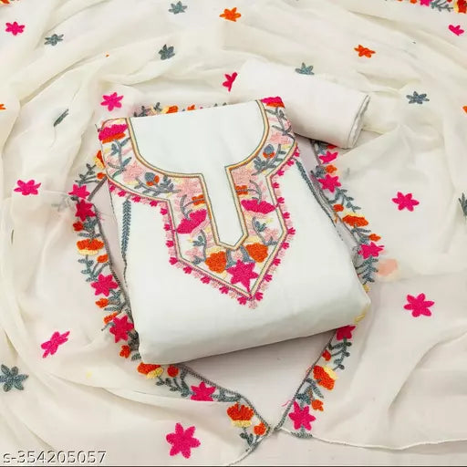 TRENDY FANCY GEOGRETTE SUITS & DRESS MATERIALS FOR WOMEN