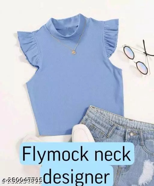 stylish designer frill baju top
