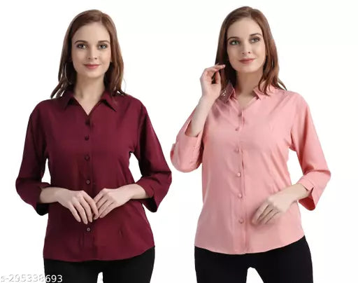 Women's Casual Shirt Pack of 2