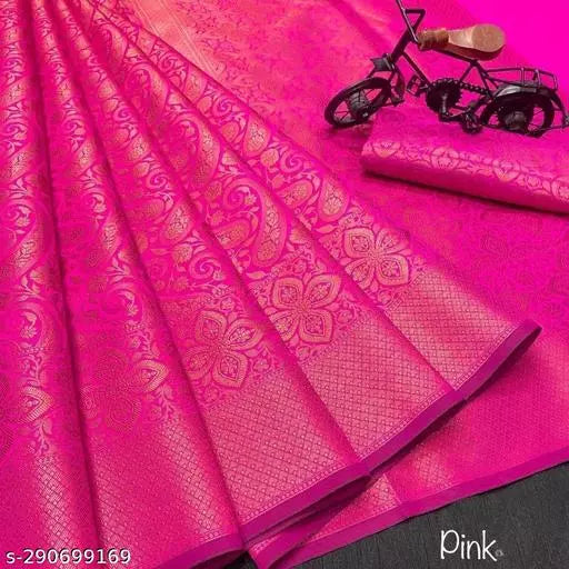 Copper Brocade Kanjivaram