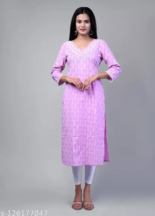 Swasti Women Printed Straight Kurta