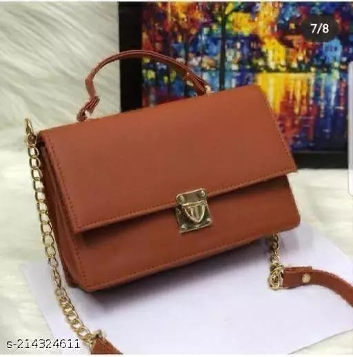 Brown Women Sling Bag