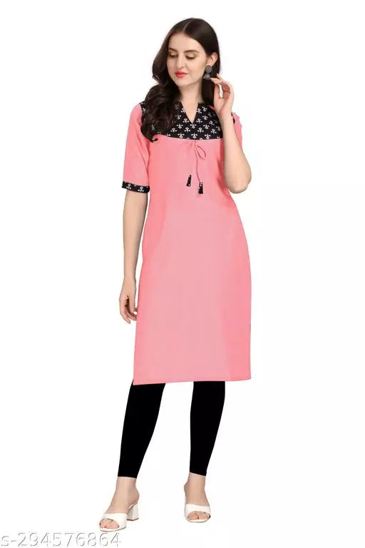QVAZOR Stylish Fancy Trendy Kurti For Women For Party Wedding Festival Functions