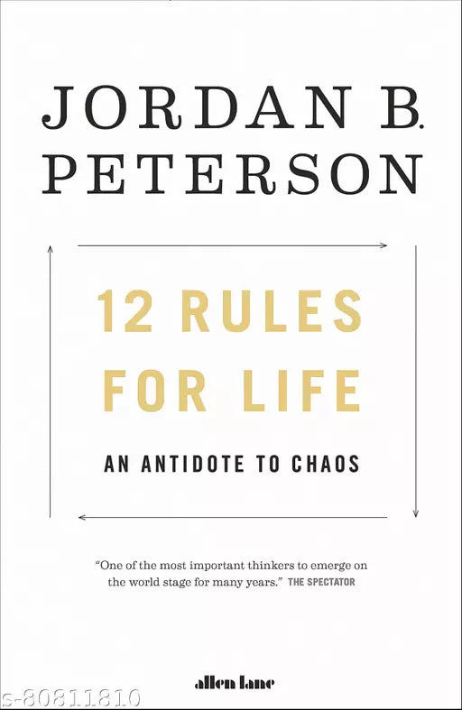 12 Rules for Life (English Paperback Jordan B. Peterson )
