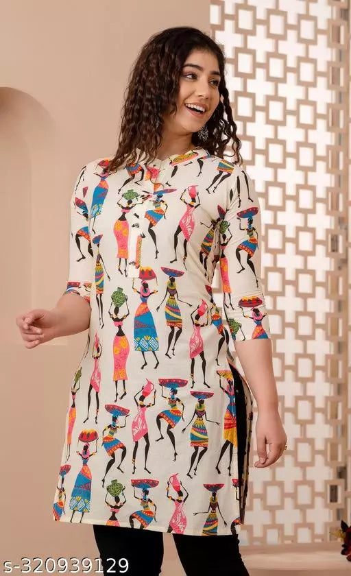 Mialo fashion straight cotton kurta.