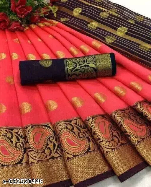 FANCY Jacquard SAREE WITH MULTIPLE BLOUSE