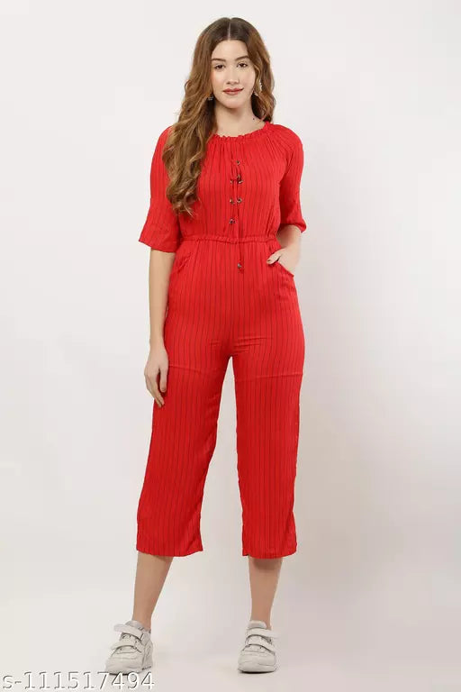 BPT DESIGNER JUMPSUIT In Rayon Fabric