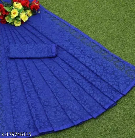 COLOURFUL RASAL NET SAREE
