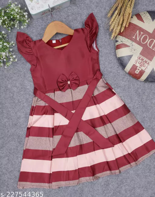 Toddler Girls Belted Dress
