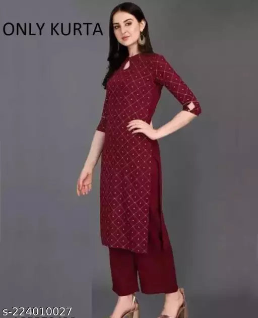 Fabulous Maroon Kurti