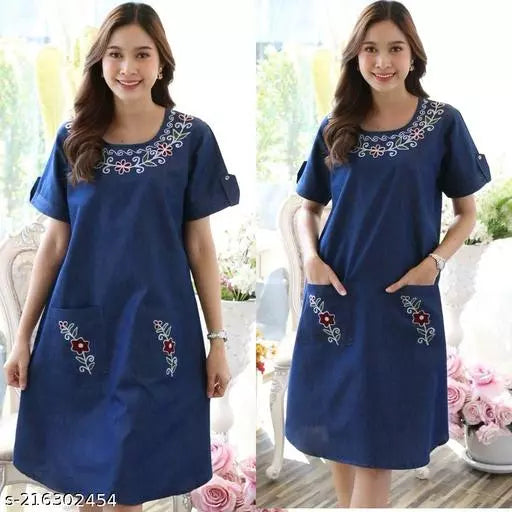 DENIM DRESS