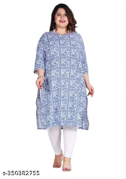 Plus size Blue Kurti