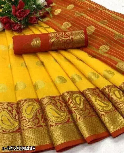 FANCY Jacquard SAREE WITH MULTIPLE BLOUSE