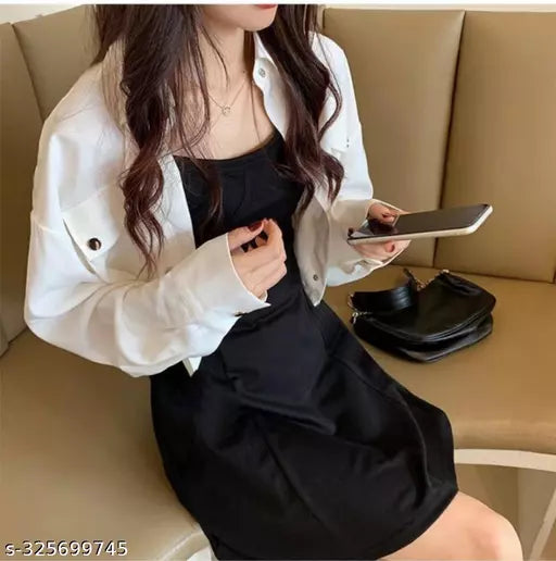 STYLISH DRESSS+ Jacket Combo