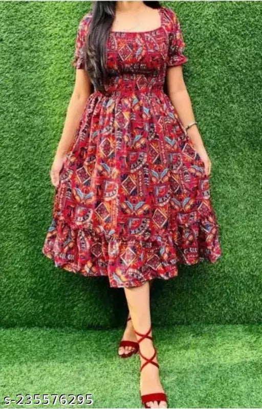 Women Dress Jaipuri Print