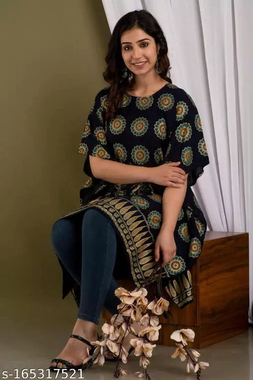 Mialo fashion kaftan kurti/top for women.
