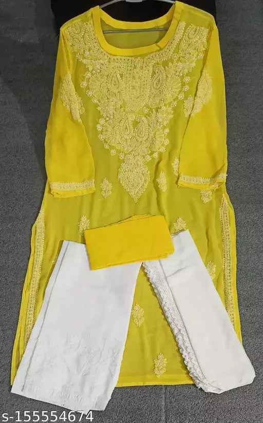 Kurti With Inner Dupatta set