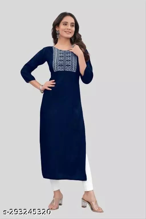 QVAZOR Stylish Fancy Trendy Kurti For Women For Party Wedding Festival Functions