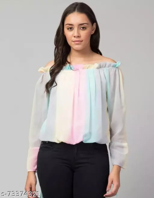 BPT DESIGNER Rainbow color Top