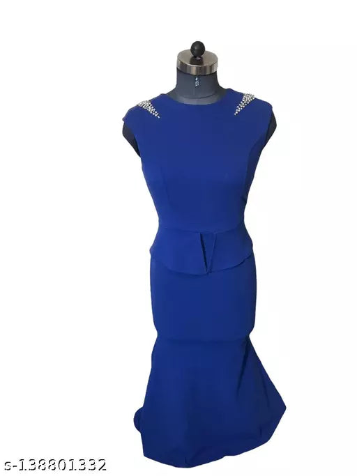 Women Ladies Gown Dress Evening Party Maxi Long
