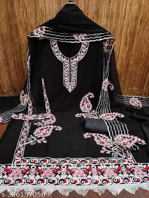 PAKISTANI HEAVY CHAIN STICH WORK SUIT FOR WOMEN