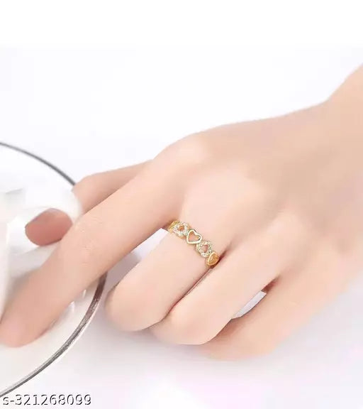 Enchanted Garden: Floral Gemstone Women's Ring for Grils