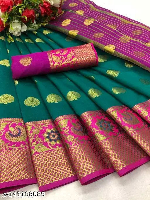 ASHRUTI GORGEOUS FANCY JACQUARD SAREE