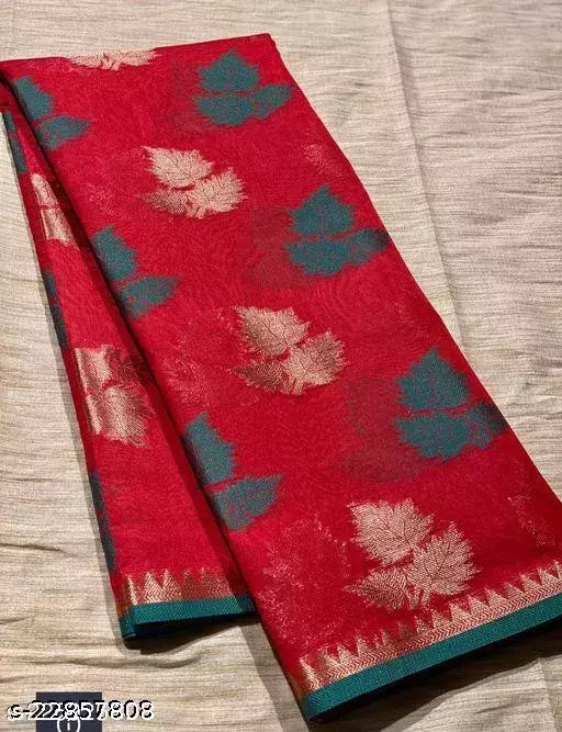 Cotton Silk Floral Saree